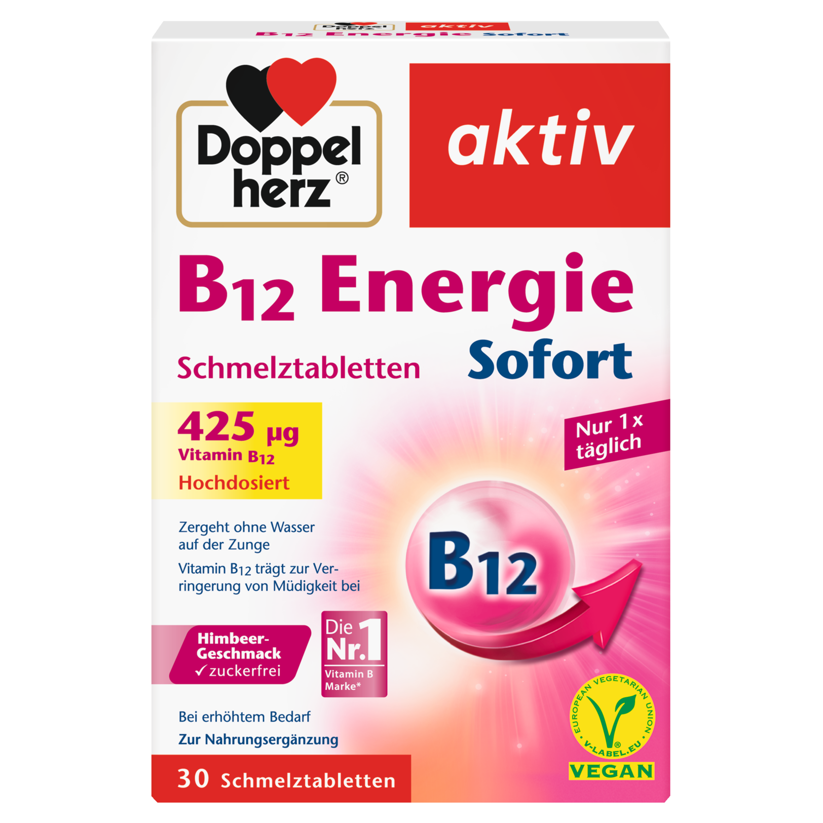 Doppelherz B12 Energie Sofort Schmelztabletten | Doppelherz