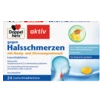 Doppelherz aktiv Doppelherz gegen Halsschmerzen mit Honig- und Zitronengeschmack Lutschtabletten Frontansicht