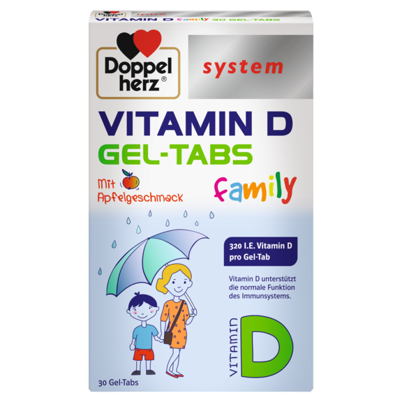 Doppelherz Vitamin D 1800 I.E Tabletten Nahrungsergänzungsmittel  1 x 45 