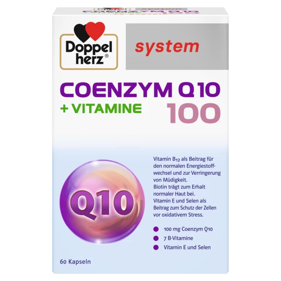Doppelherz system COENZYM Q10 100 Frontansicht
