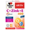 Doppelherz aktiv C + Zink + E 400 DEPOT Frontansicht