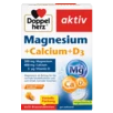 Doppelherz aktiv Magnesium + Calcium + D3 Brausetabletten Frontansicht