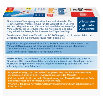Doppelherz aktiv Magnesium + Calcium + D3 DIRECT Seitenansicht rechts