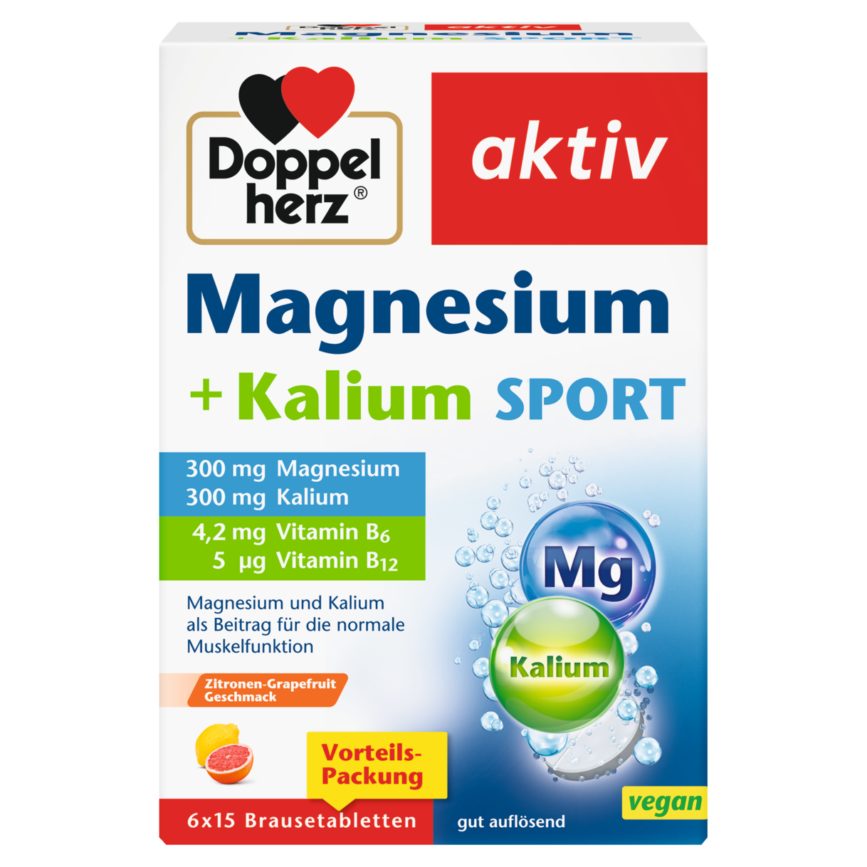 Magnesium + Kalium Brausetabletten