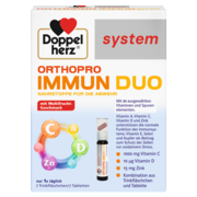 Abbildung der Produktverpackung Doppelherz system ORTHOPRO IMMUN DUO Frontansicht