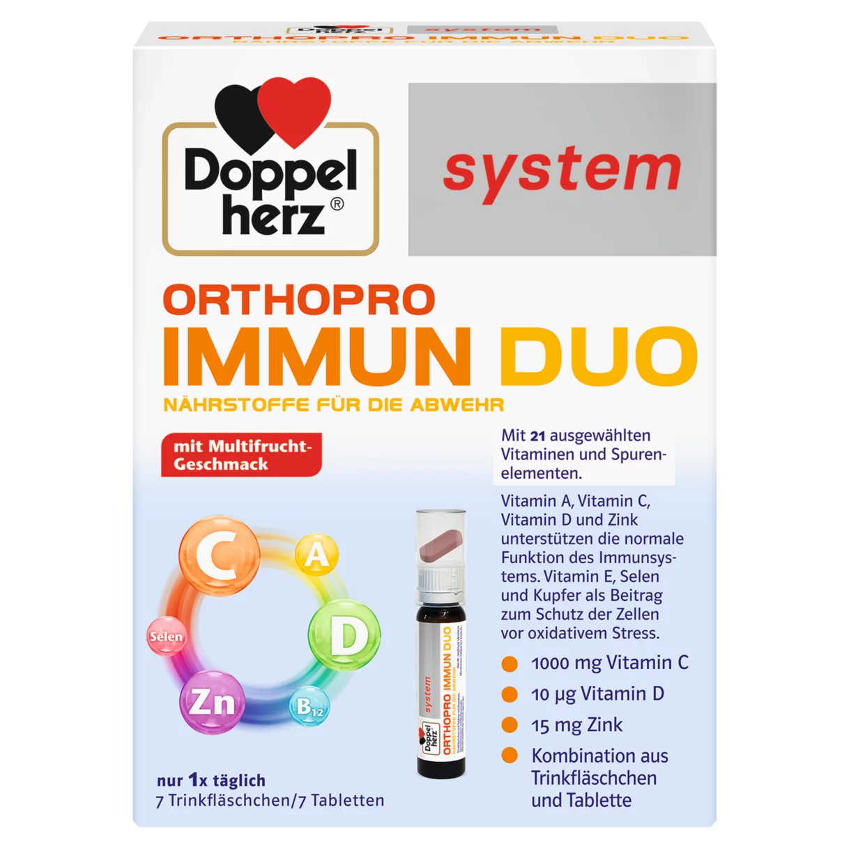Doppelherz system ORTHOPRO IMMUN DUO Frontansicht