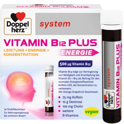 Doppelherz system VITAMIN B12 PLUS ENERGIE Frontansicht