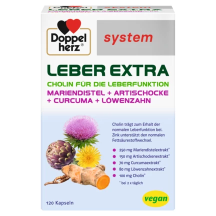Doppelherz system LEBER EXTRA Frontansicht