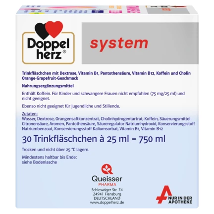 Doppelherz system VITAMIN B12 PLUS ENERGIE Seitenansicht rechts