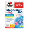 Abbildung der Produktverpackung Doppelherz aktiv Magnesium 500 + B12 Frontansicht