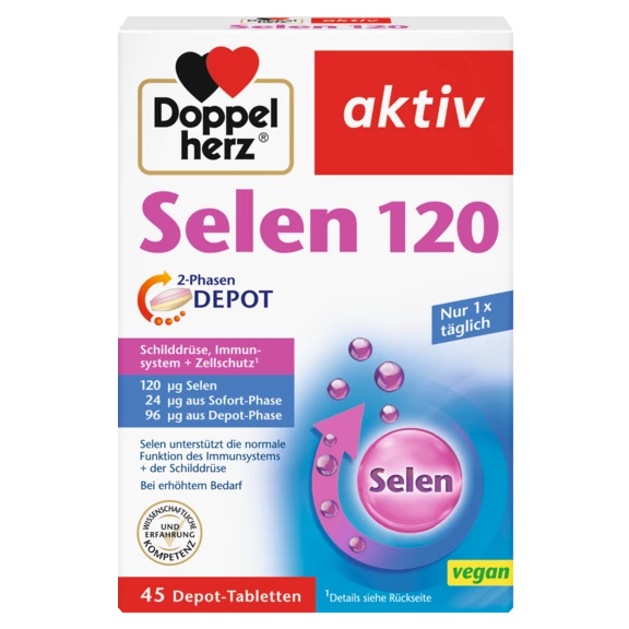 Doppelherz aktiv Selen 120 Frontansicht