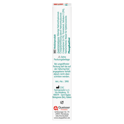 Abbildung der Produktverpackung Doppelherz aktiv Augen-Tropfen Extra Seitenansicht links