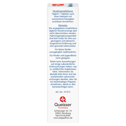 Abbildung der Produktverpackung Doppelherz aktiv B-Komplex DEPOT Seitenansicht links