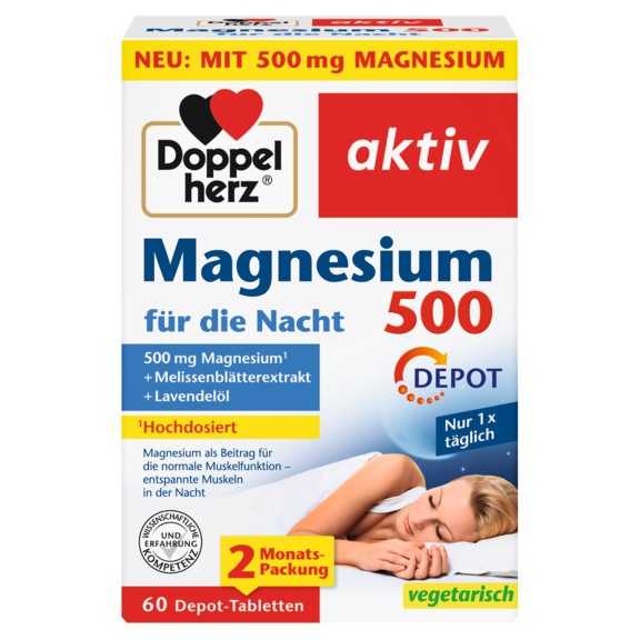 Magnesium 500 für die Nacht