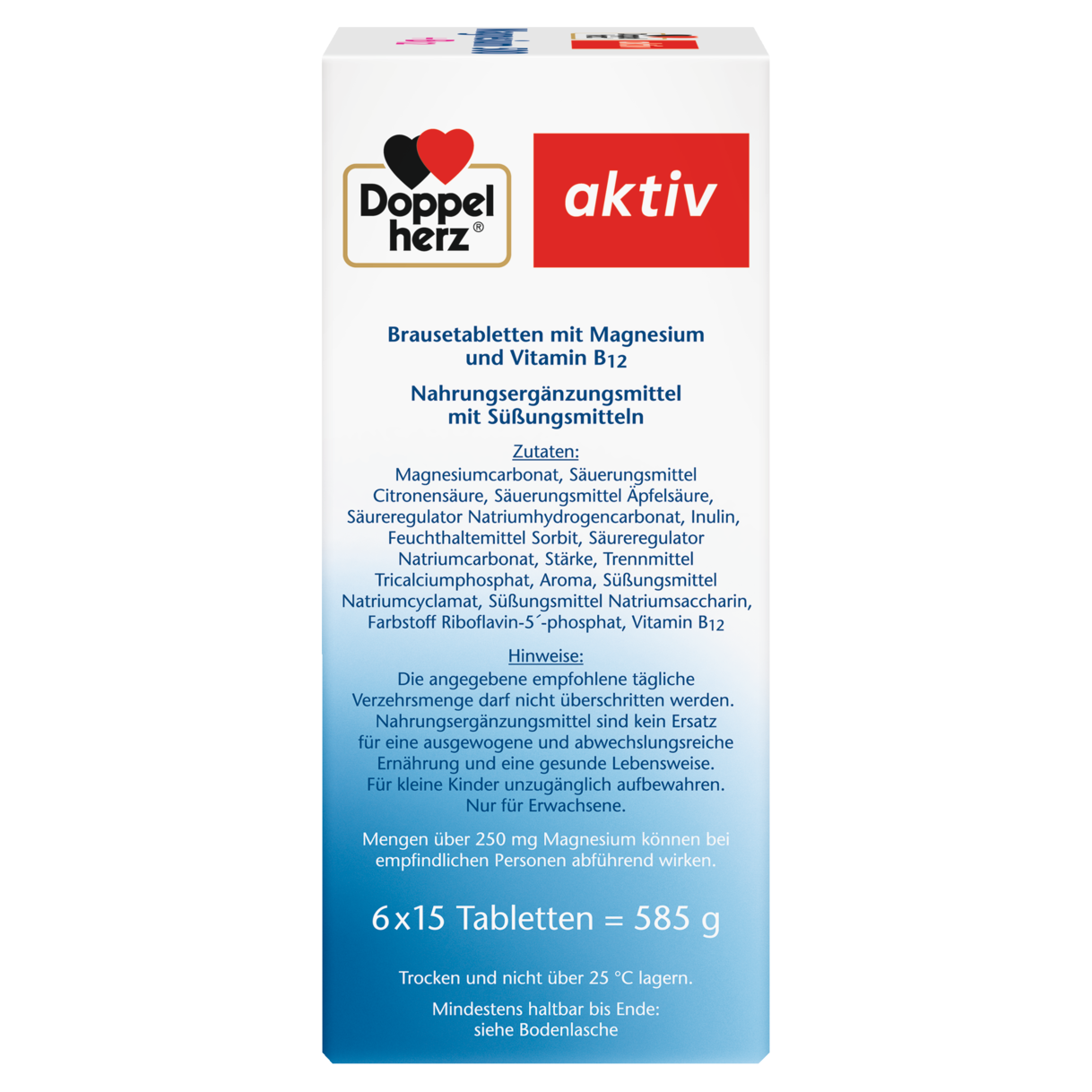Magnesium 500 + B12 Brausetabletten
