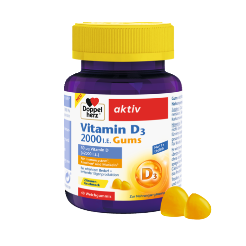 Vitamin D3 2000 I.E. Gums