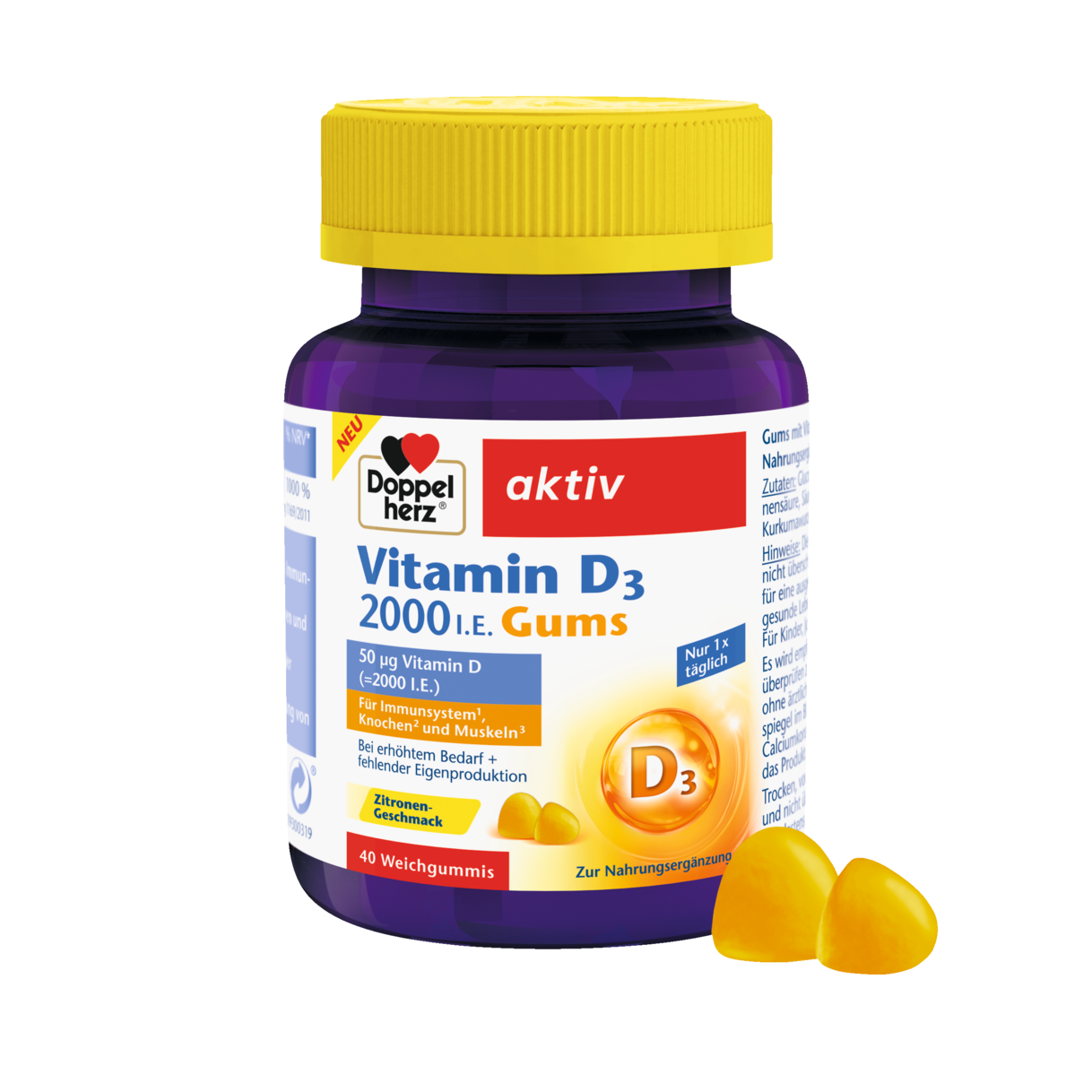 Vitamin D3 2000 I.E. Gums