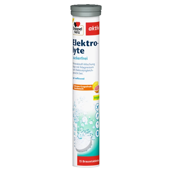 Doppelherz aktiv Elektrolyte Brausetabletten Frontansicht