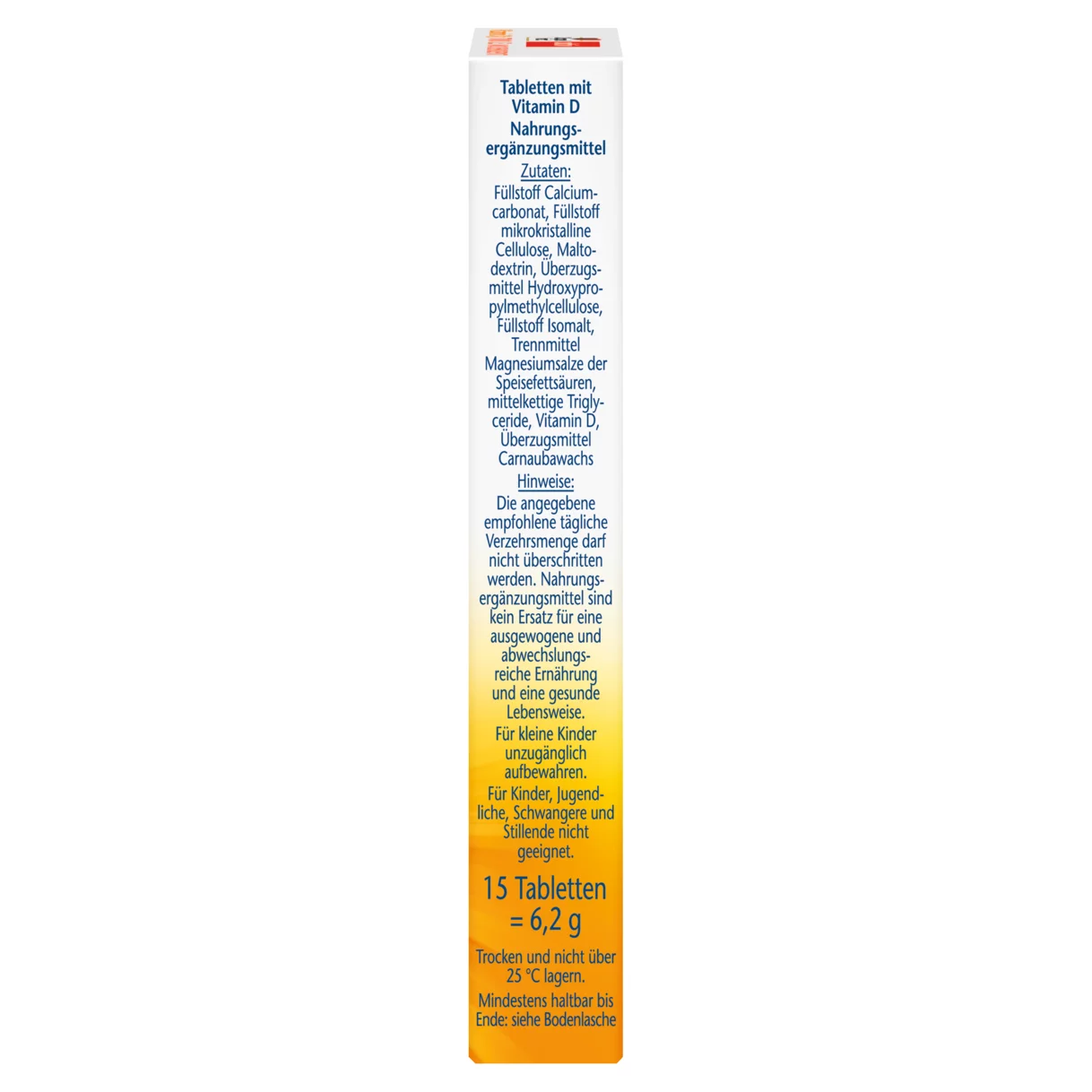Doppelherz aktiv Vitamin D3 7000 I.E. Seitenansicht rechts