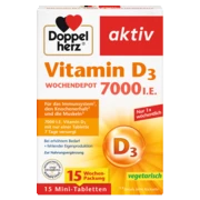 Doppelherz aktiv Vitamin D3 7000 I.E. Frontansicht