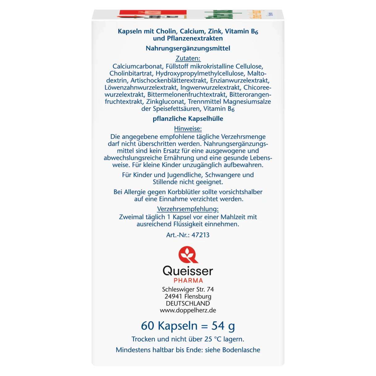 Doppelherz aktiv Bitter plus Seitenansicht links