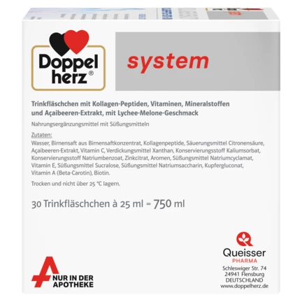 Doppelherz system KOLLAGEN BEAUTY Seitenansicht rechts