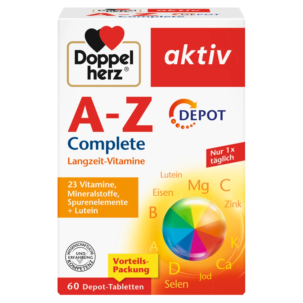 Doppelherz aktiv A-Z DEPOT Frontansicht