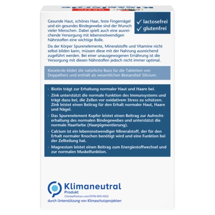 Doppelherz aktiv Kieselerde Rückansicht