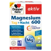 Doppelherz aktiv Magnesium 600 Tag + Nacht Frontansicht