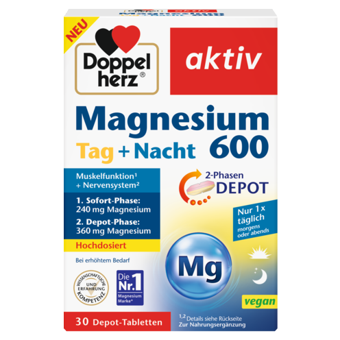Magnesium 600 Tag + Nacht