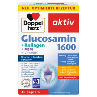 Doppelherz aktiv Glucosamin 1600 Frontansicht