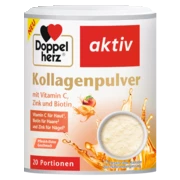 Doppelherz aktiv Kollagenpulver Pfirsich-Eistee Frontansicht