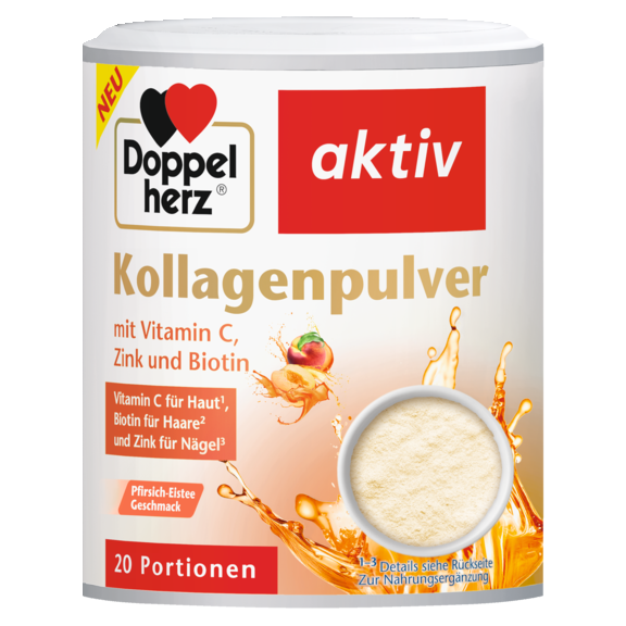 Kollagenpulver Pfirsich-Eistee
