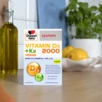 Doppelherz Vitamin D3 2000 + K2 in der Küche