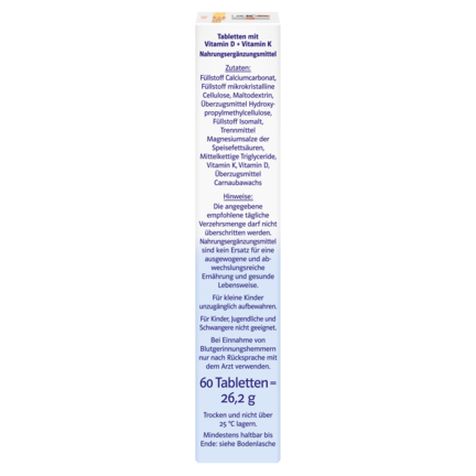 VITAMIN D3 2000 + K2 VEGAN