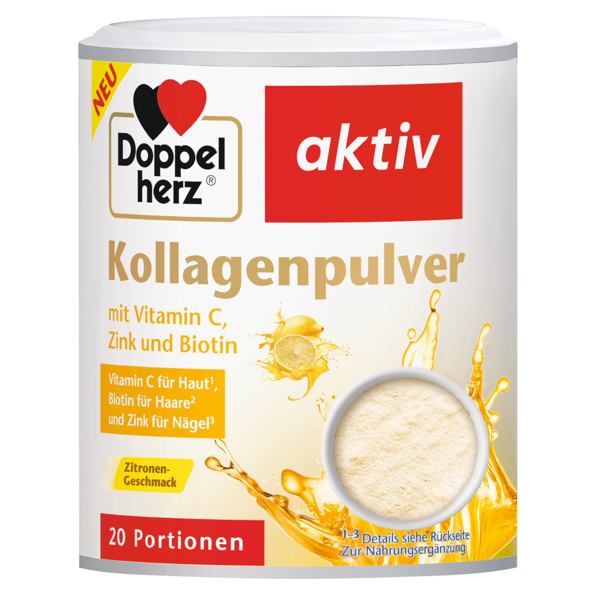 Kollagenpulver Zitrone