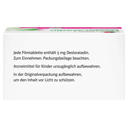 DoppelherzPharma Desloratadin DoppelherzPharma 5 mg Filmtabletten Seitenansicht links