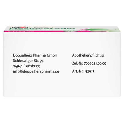 Abbildung der Produktverpackung DoppelherzPharma Desloratadin DoppelherzPharma 5 mg Filmtabletten Seitenansicht rechts