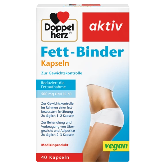 Doppelherz aktiv Fett-Binder Kapseln Frontansicht