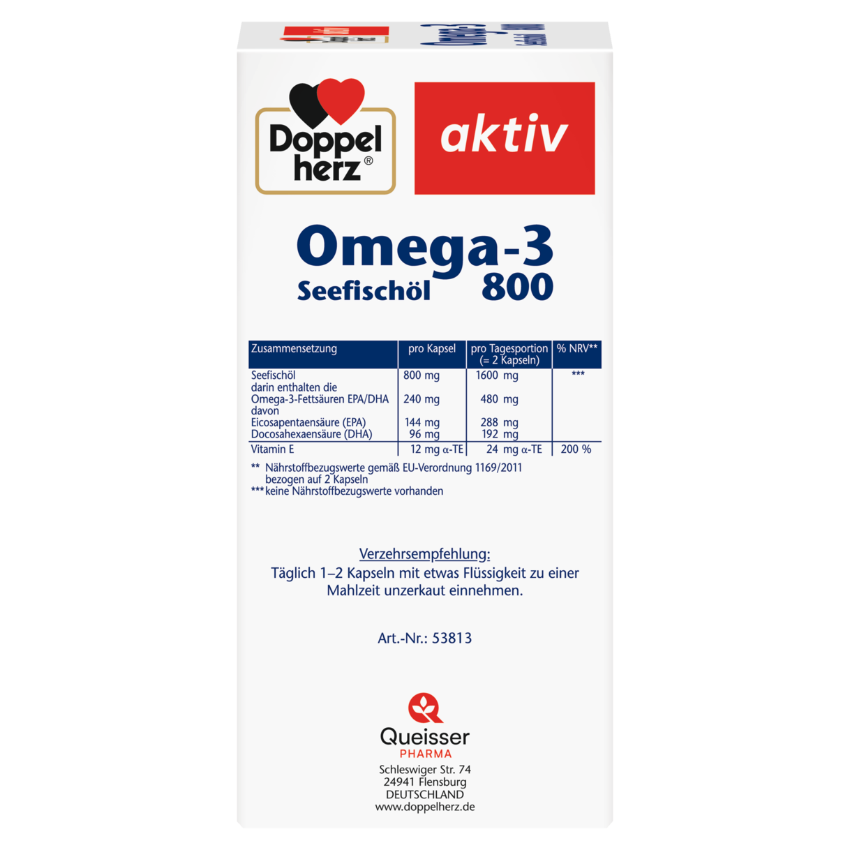 Omega-3 Seefischöl 800