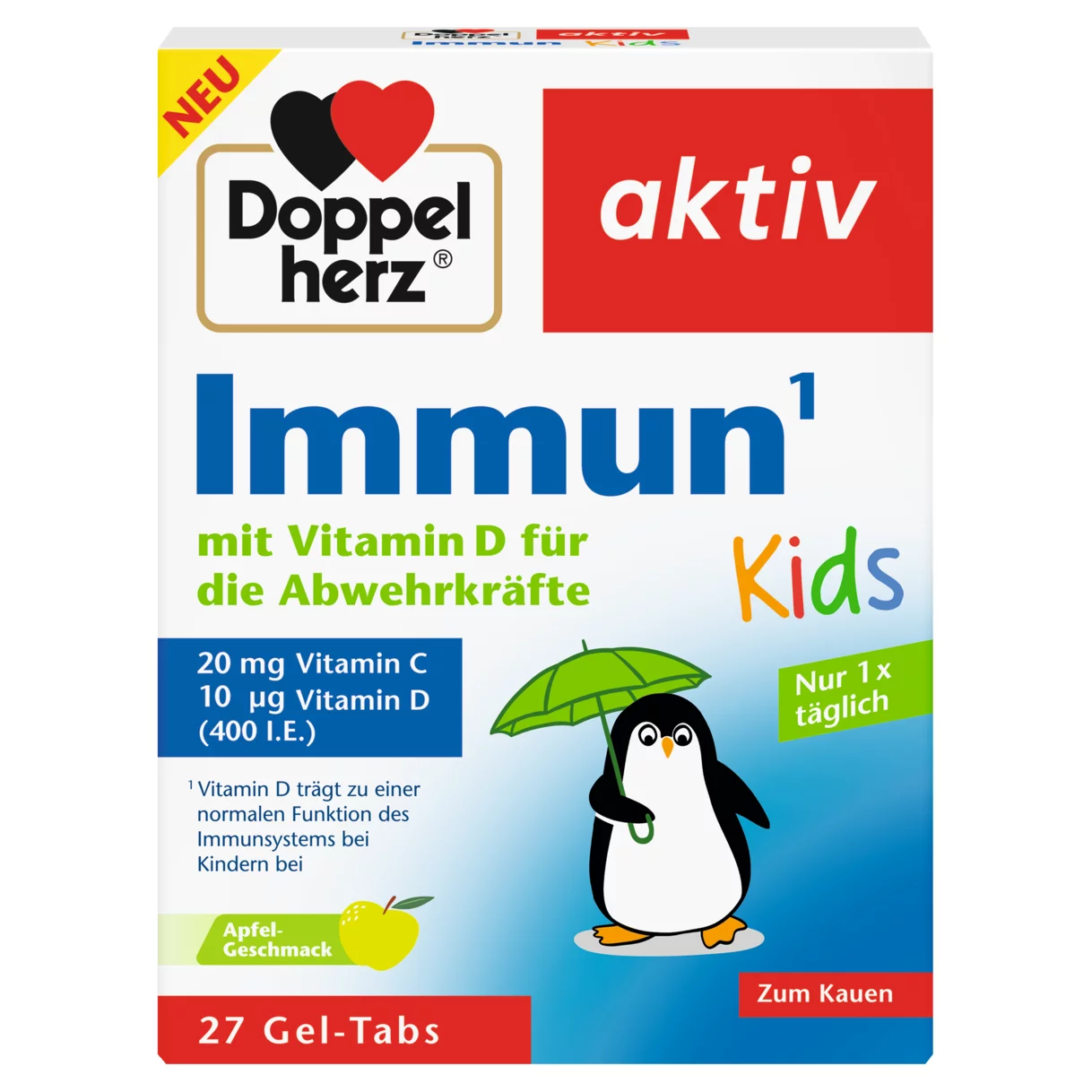 Doppelherz aktiv Immun Kids  Frontansicht