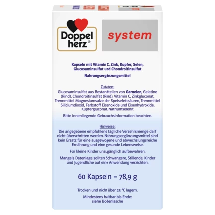 Doppelherz system GLUCOSAMIN PLUS 800 Seitenansicht rechts