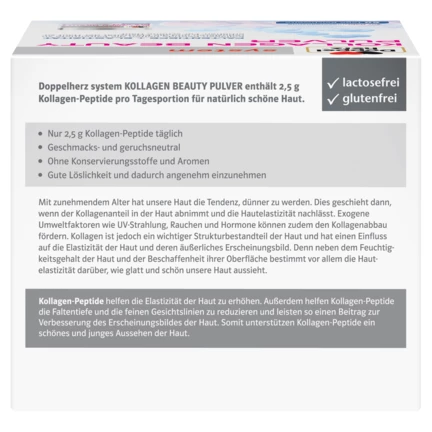 Doppelherz system KOLLAGEN BEAUTY PULVER Rückansicht