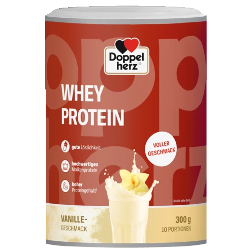 Doppelherz WHEY PROTEIN Vanille Frontansicht
