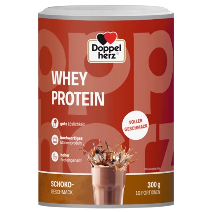 Doppelherz WHEY PROTEIN Schoko Frontansicht