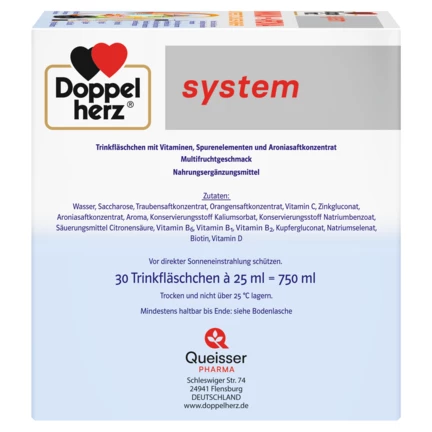 Doppelherz system IMMUN + ARONIA Seitenansicht rechts