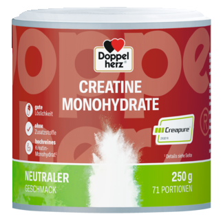 Abbildung der Produktverpackung null Doppelherz CREATINE MONOHYDRATE Frontansicht