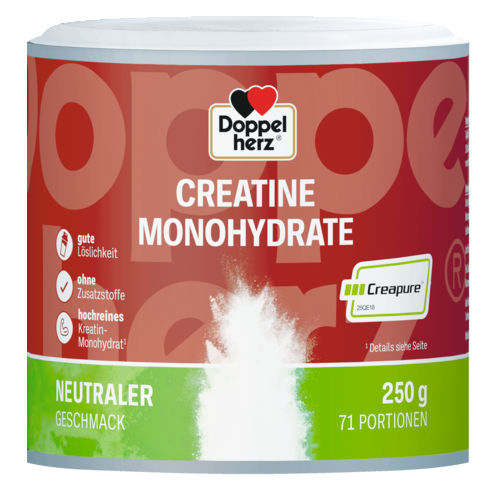 Abbildung der Produktverpackung null Doppelherz CREATINE MONOHYDRATE Frontansicht