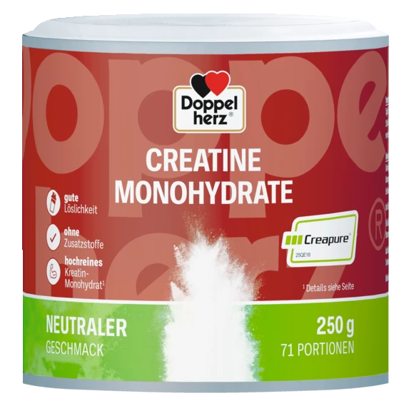 Abbildung der Produktverpackung  Doppelherz CREATINE MONOHYDRATE Frontansicht