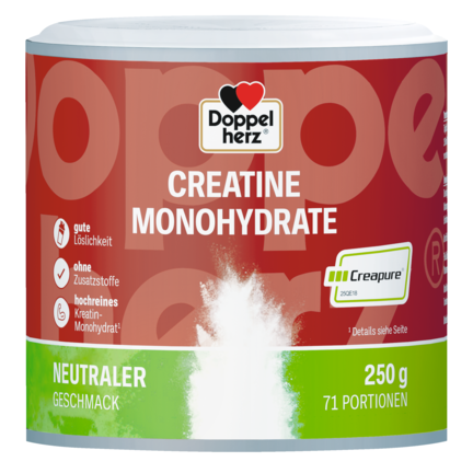 Abbildung der Produktverpackung null Doppelherz CREATINE MONOHYDRATE Frontansicht